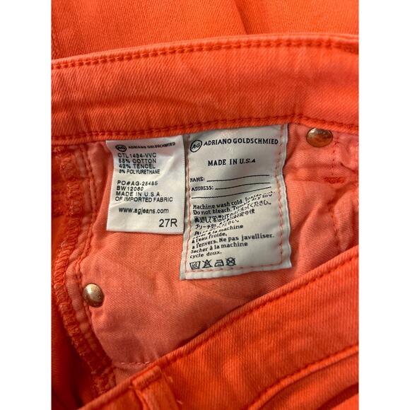 AG Adriano Goldschmied Women's Prima Mid-Rise Cigarette Leg Pant in Size 27 - Picture 6 of 8